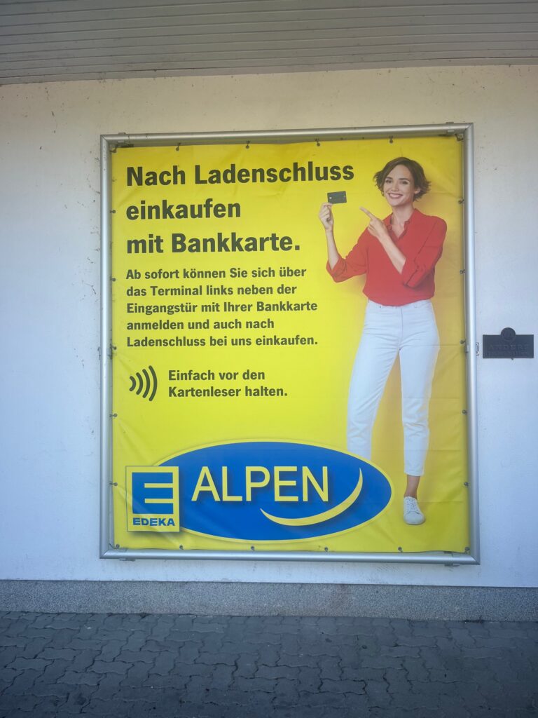 Edeka Alpen Zugang 24/7